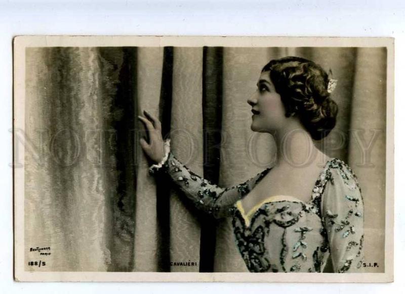 216295 CAVALIERI Italian OPERA Singer STAGE Photo REUTLINGER