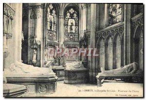 Old Postcard Dreux Chapelle Saint Louis Choir Circumference