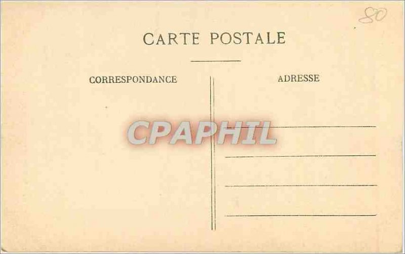 Old Postcard Amiens Cathedral is a straight line