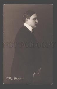 091621 PAUL PINNA Estonian Operetta Actor SINGER Vintage PHOTO