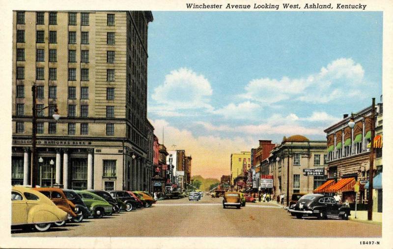 KY - Ashland. Winchester Avenue looking West