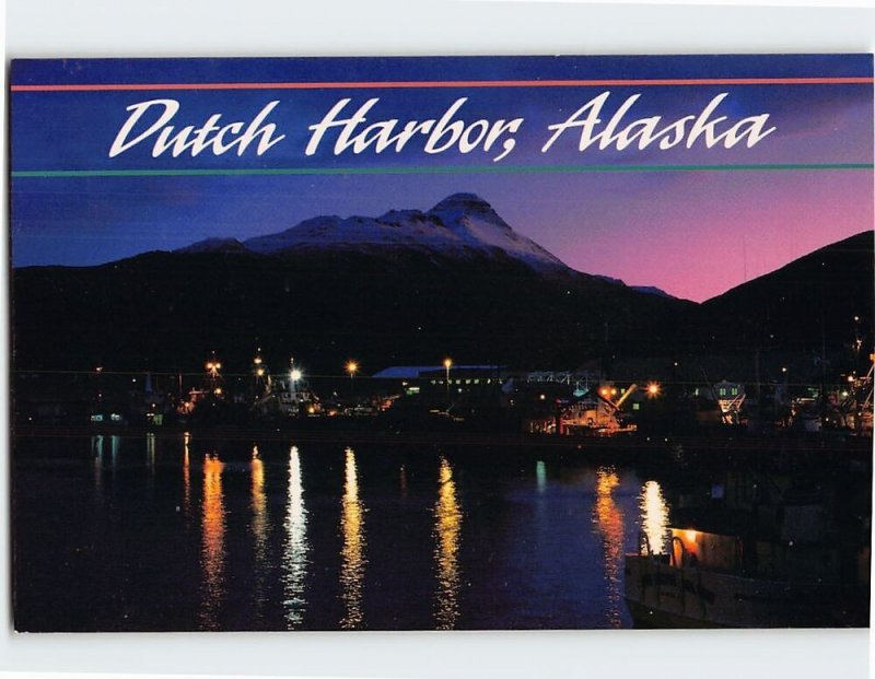 Postcard Dutch Harbor, Unalaska, Alaska