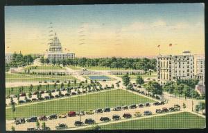 Hotel Continental Washington DC Vintage Linen 1940 Postcard