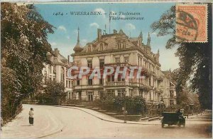 Old Postcard Wiesbaden Street Thelemann Thelemannstrasse