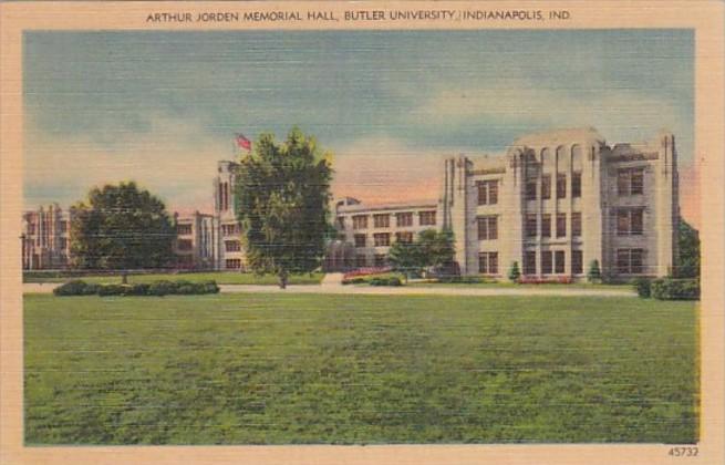 Indiana Indianapolis Arthur Jorden Memorial Hall Butler University