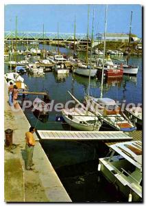 Postcard Old Port la Nouvelle the marina's docks