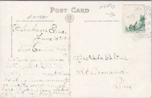 Representative Corps of Canadian Militia c1911 sent from Farnham QC Postcard H17