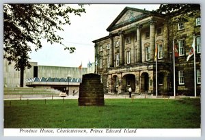 Province House, Charlottetown, Prince Edward Island, Chrome Postcard, NOS