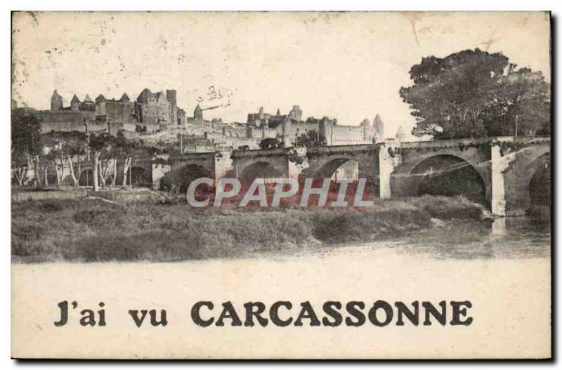 Old Postcard J & # 39ai seen Carcassonne