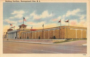 NARRAGANSETT PIER, RI Rhode Island  BATHING PAVILION  Washington Co  Postcard