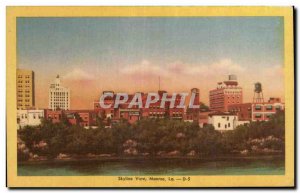 Postcard Old Skyline View Monroe