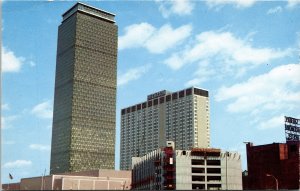 Bostons Prudential Center War Memorial Auditorium Sheraton Hotel Postcard VTG  