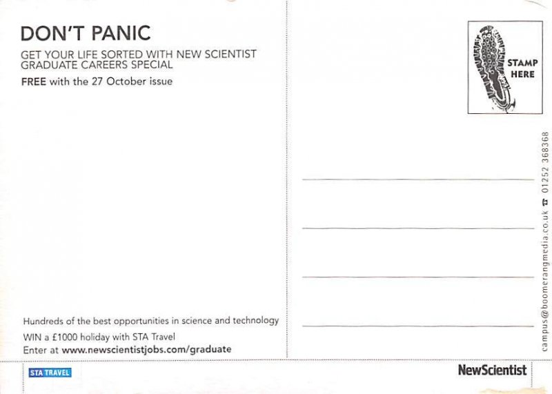 New Scientist Jobs, Graduate, Do Not Panic  