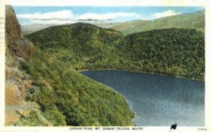 Jordan Pond in Mt. Desert Island, Maine