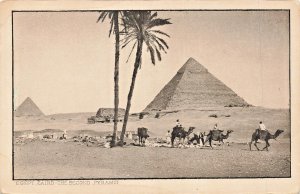 CAIRO EGYPT~THE SECOND PYRAMID~BRUNNER POSTCARD