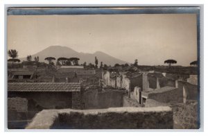 RPPC Lot of 9 Pompeii Ruins Scenes Views Italy UNP Postcards R29