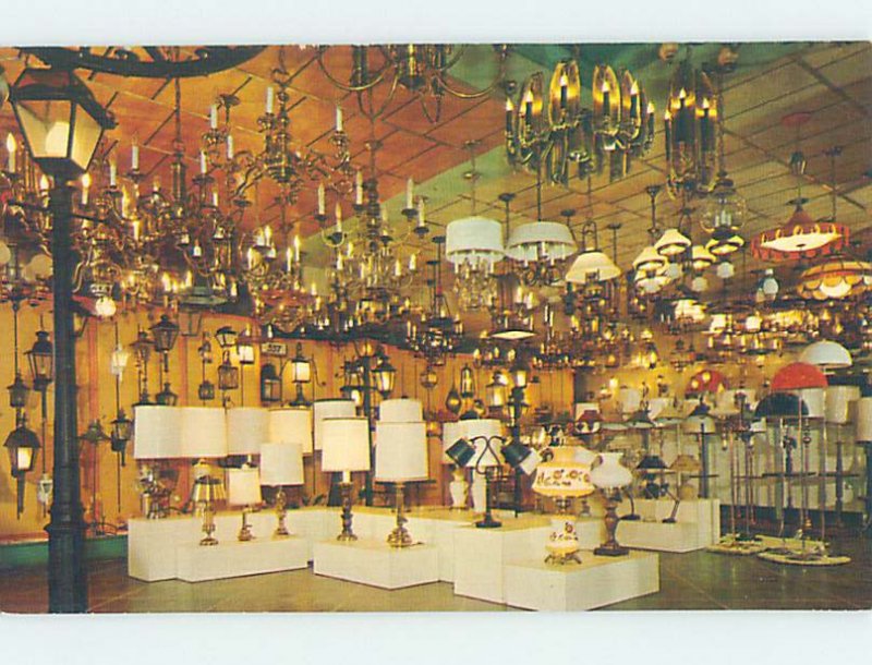 Pre-1980 VINTAGE LAMPS AT LIGHT SUPPLY COMPANY STORE Quincy by Boston MA AF2870