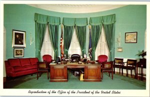 Reproduction of Office of the President of the US Independence Missouri Postcard