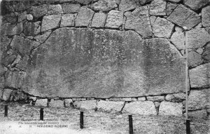 Nagoya Castle Kiyomasaishi Stone Japan Vintage RPPC Postcard Kagawa