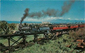 Hawaii Railroad Lahina Kaanapali Pacific Train #801246 Postcard 21-8586