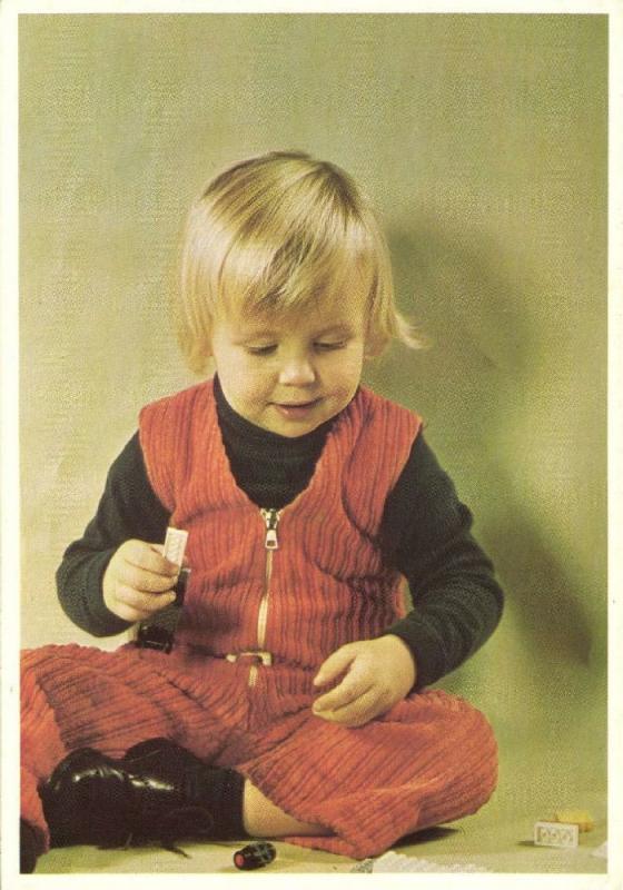 Dutch Prince Johan Friso playing with Lego (1970s)