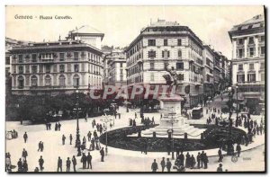 Old Postcard Genova Piazza Corvetto