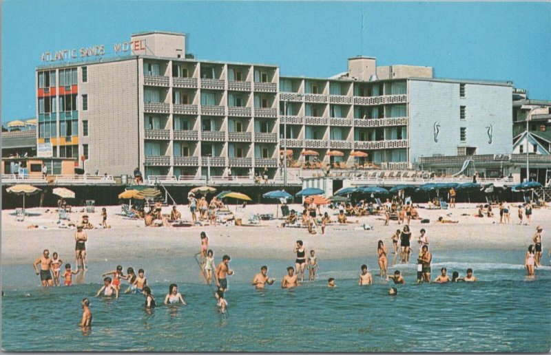 Postcard Atlantic Sands Motel Rehoboth Beach DE