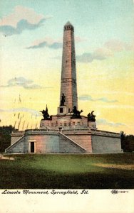 Illinois Springfield Lincoln Monument 1908