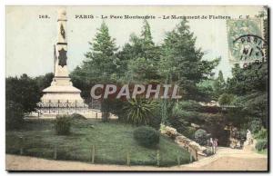 Paris Old Postcard The uneven Monument of Flatters