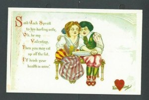 Ca 1966 Valentine Greeting W/Couple & Poem