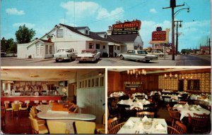 Postcard Chuck Priest's Town House Restaurant in Angola, Indiana