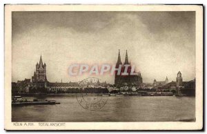 Germany - Deutschland - Koeln - Coogne - Total Ansicht Old Postcard
