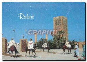 Modern Postcard Infinity Morocco Rabat Hassan Tower The notes of the guard