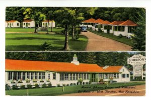 NH - West Thornton. Howard Johnson's Restaurant & Cabins, 1950's