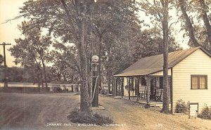 North Hero VT Socony Gas Station Canary Inn Eastern Illustrating RPPC