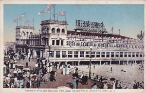 New Jersey Atlantic City Young's Million Dollar Pier And Boardwalk