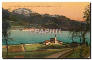 CARTE Postale Old Annecy Sevrier Church and the Spinner