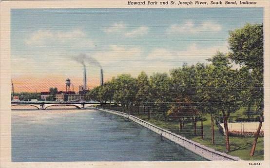 Indiana South Bend Howard Park And Saint Joseph River