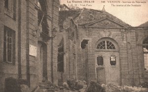 Vintage Postcard Verdun Interieur Du Sem Naire Interior Of The Seminary France 