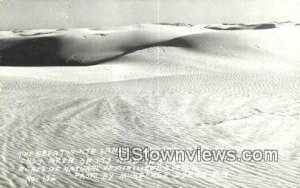 Real Photo in White Sands National Monument, New Mexico
