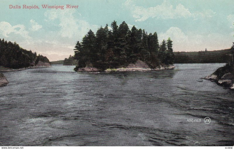 WINNIPEG, Manitoba, Canada, 1900-1910s; Dalls Rapids