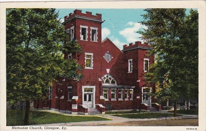 Kentucky Glasgow Methodist Church 1947 Curteich