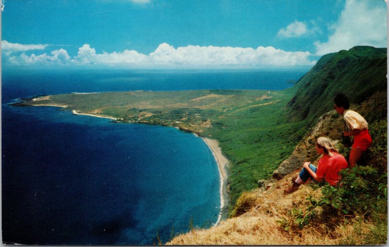 Leper Colony Hawaii HI Kalaupapa Lepper Settlement Molokai Postcard E87