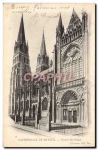 Old Postcard Cathedral Bayeux Gate Meridional