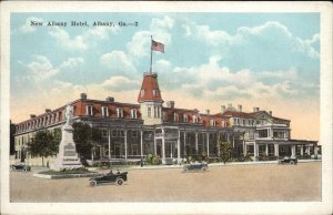 Albany Georgia GA New Albany Hotel Vintage Postcard