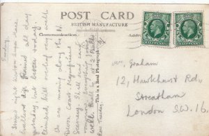 Genealogy Postcard - Graham - 12 Hawkhurst Road - Streatham - London - Ref 4307A