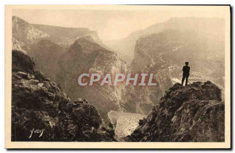 Postcard Old Point Sublime The Gorges Du Verdon