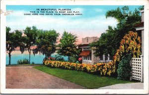 USA In Beautiful Florida Vintage Postcard 05.25