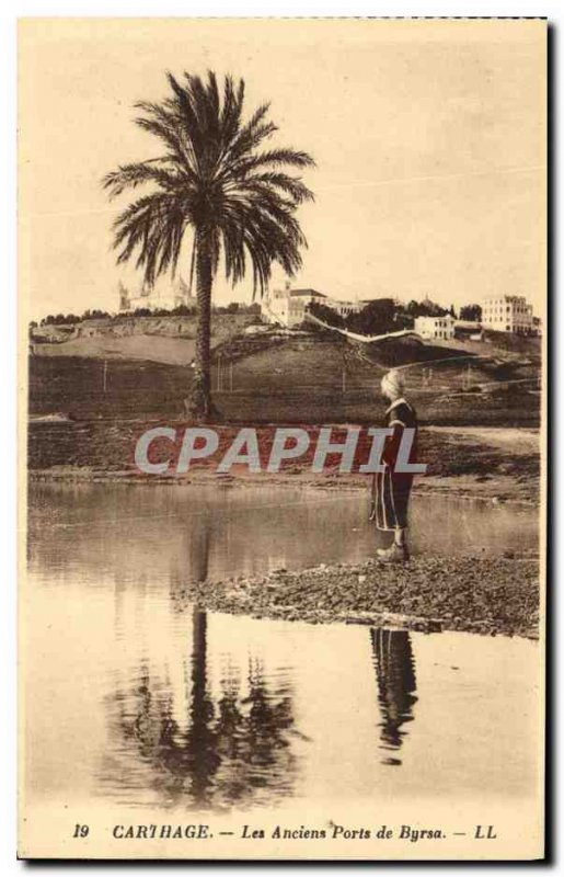 Old Postcard The Ancient Carthage Byrsa Ports