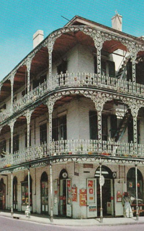 Louisiana New Orleans Lace Balconies 700 Royal Street